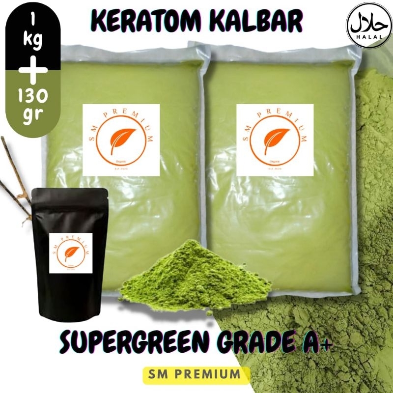 

Kemasan 1kg free 130 Bubuk matcha SG A+ WHITE Keraton asli herbs Pontianak Kalimantan