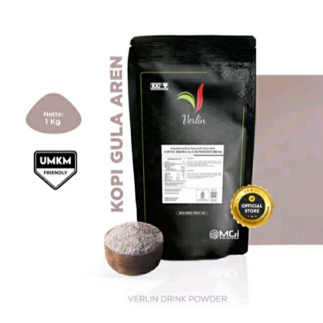 

Verlin kopi gula aren coffee vanila avocado coffe hazezlnut powder drink serbuk minuman instan 1 kg alpukat