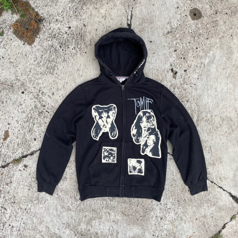 Hoodie Zipper Reworked Junji Ito