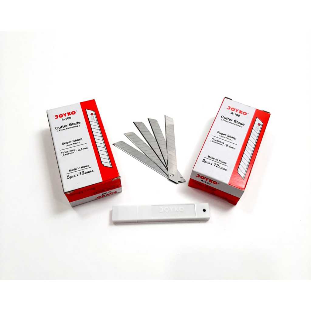 

Harga Grosir (1packs/5pcs ) Refill Cutter JOYKO Kecil A-100 ORIGINAL