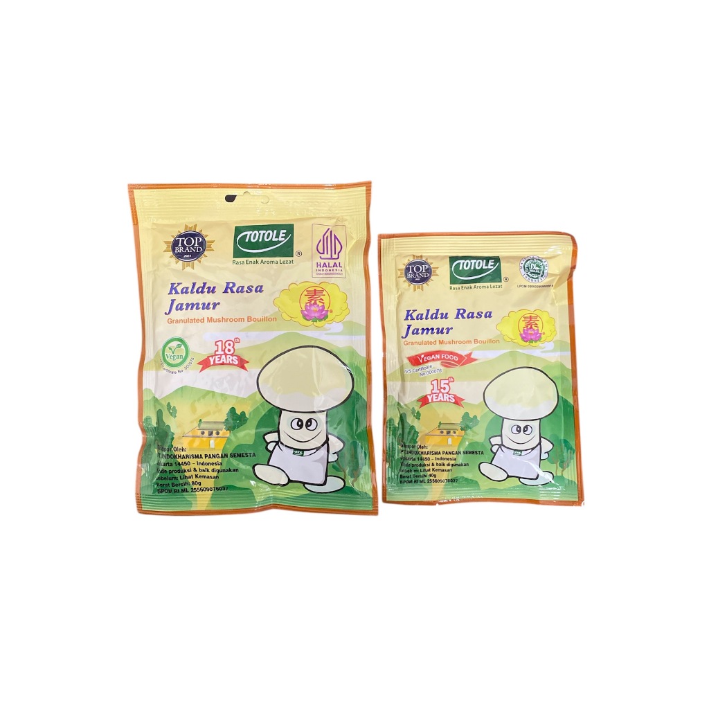 

Totole Kaldu Rasa Jamur 40gr Kaldu Penyedap Rasa Jamur Mushroom Powder