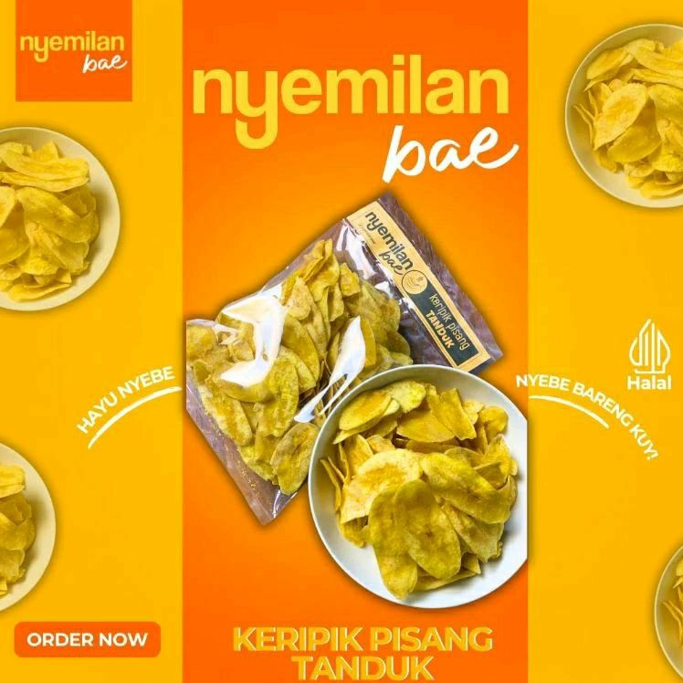 

Keripik Pisang Tanduk Asin Gurih Renyah - Cemilan Lokal