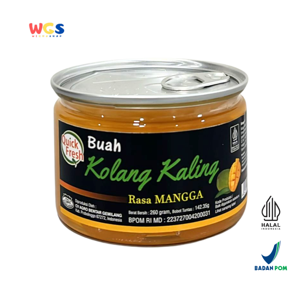 

Quick Fresh Buah Kolang Kaling Rasa Mangga 260g