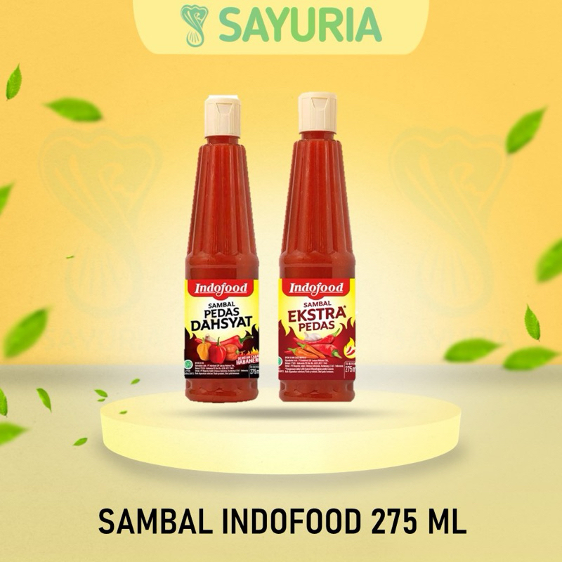 

Indofood Sambal Pedas Dahsyat 275 ml [EXP : 17 SEPTEMBER 2026]