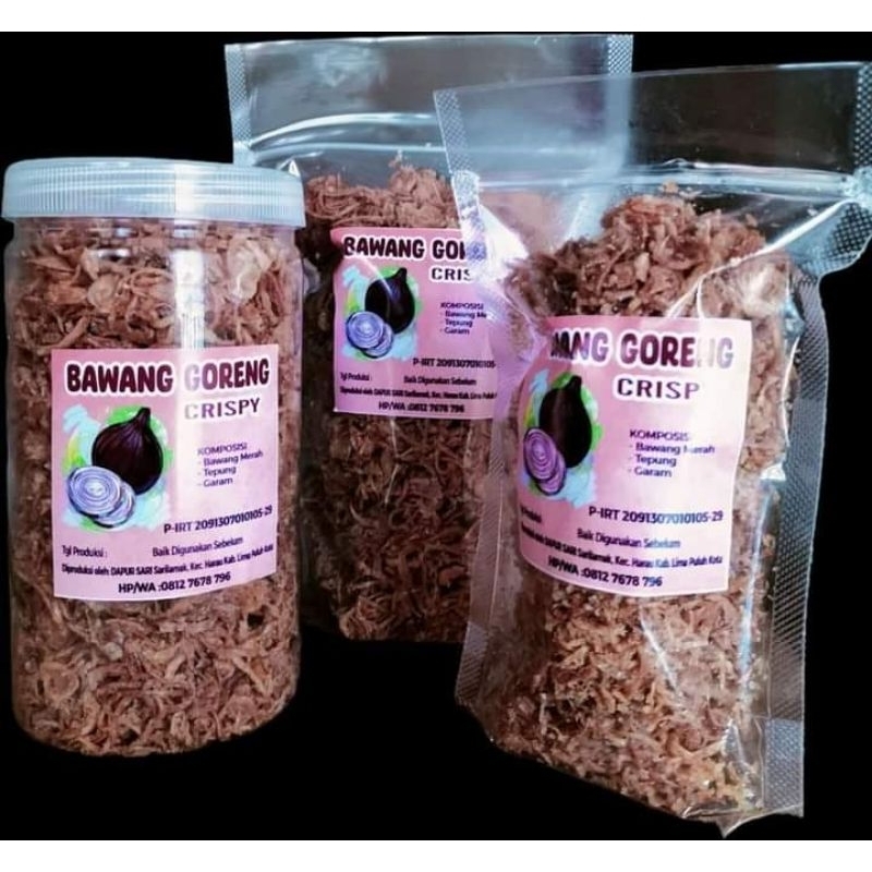 

Bawang Goreng Crispy ukuran 500 gr