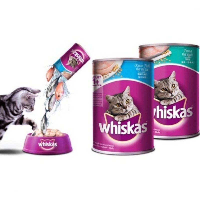 whiskas adult kaleng 400gr