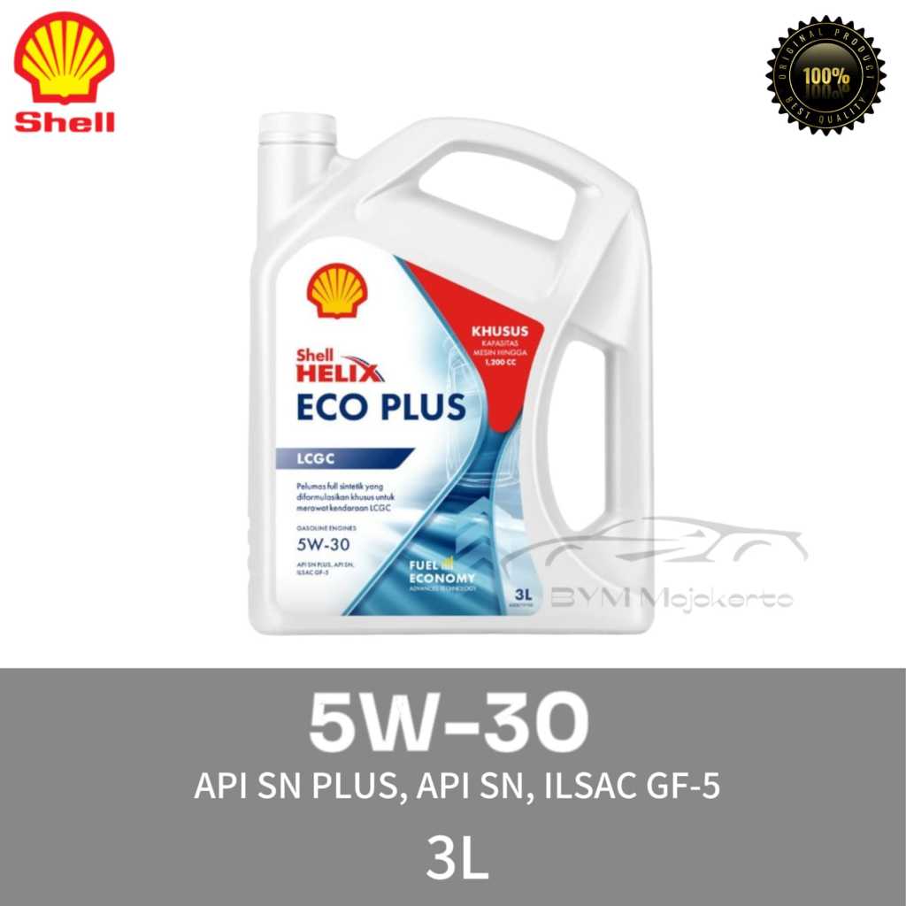 SHELL HELIX ECO PLUS 5w-30 3L