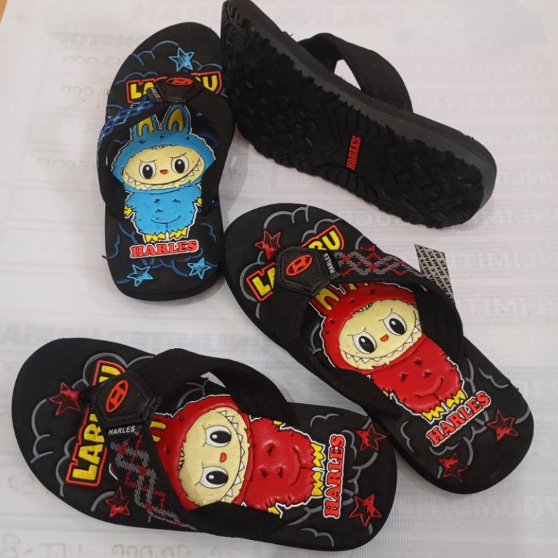 Sandal Harles Anak Karakter Labubu
