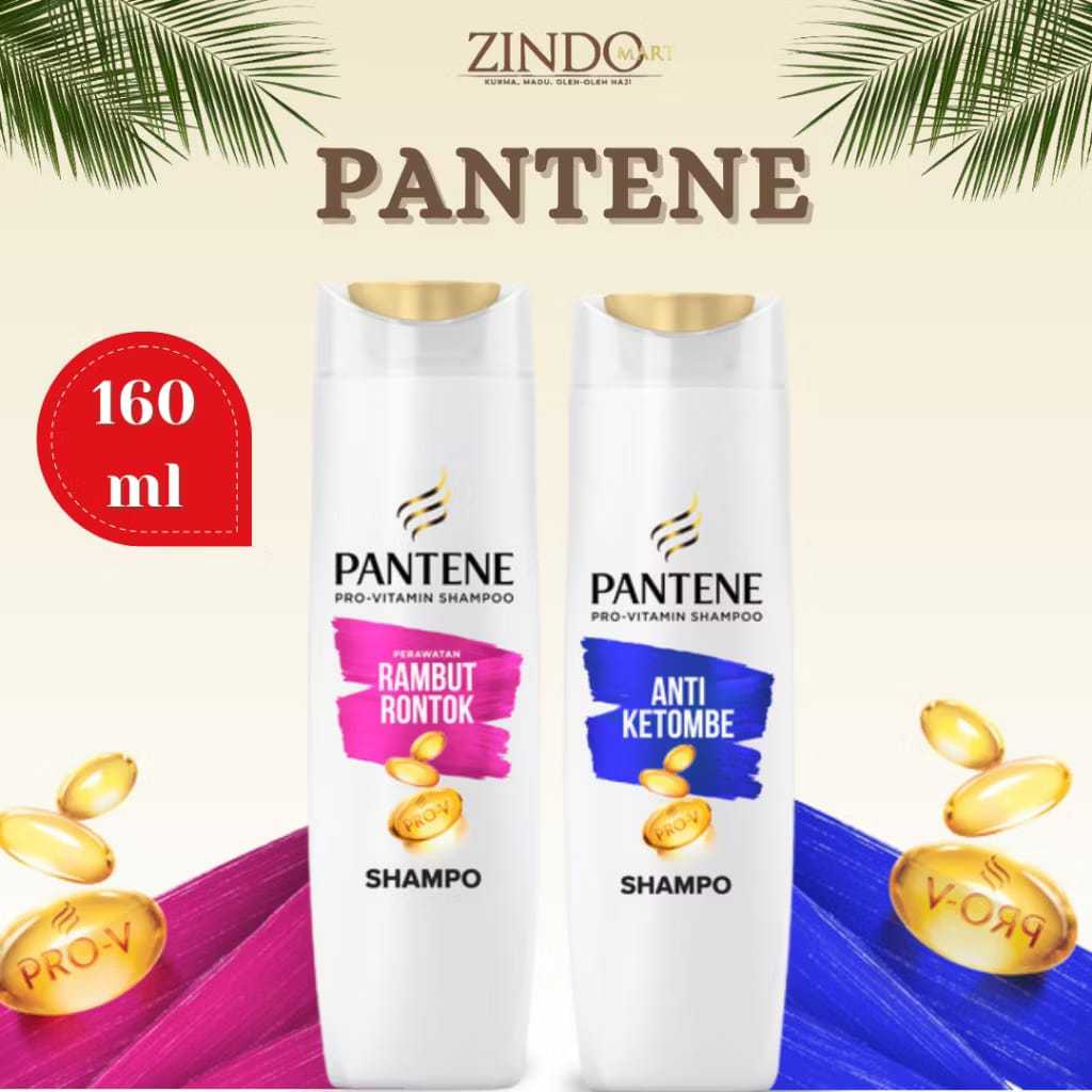 PANTENE SHAMPOO 160ML ANTI KETOMBE DAN RAMBUT RONTOK BOTOL