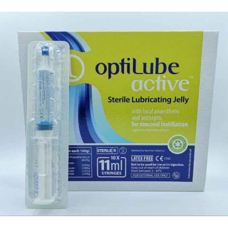 Optilube Active 11 ml / Lubricating Gel / Xylocain Jelly