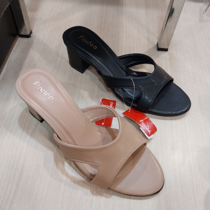 FLADEO‼️sandal wanita heels 5cm ori