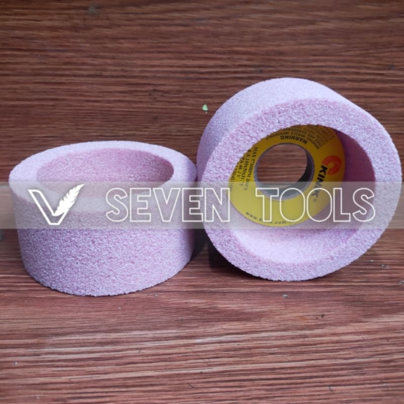 Batu Gerinda Mangkok 4 Inch KINIK Size 100 x 50 x 31,75 Grit 46 60 80Mata Gerinda KINIK Batu Gurinda