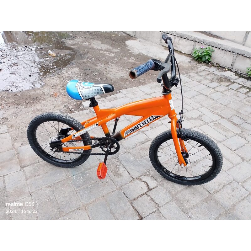 SEPEDA ANAK COWOK BEKAS UK 16" WIMCYCLE / SEPEDA SECOND ANAK UKURAN 16 IN / SEPEDA ANAK COWOK TERMUR