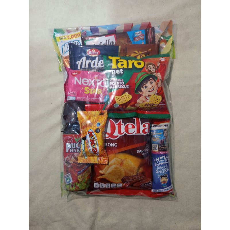 

PAKET/BINGKISAN SNACK Ulang Tahun Anak - Murah Meriah