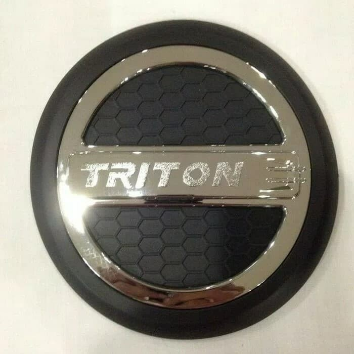 ALL NEW STRADA TRITON TANK COVER LUXURY BLACK AKSESORIS MITSUBISHI ALL NEW TRITON 2016