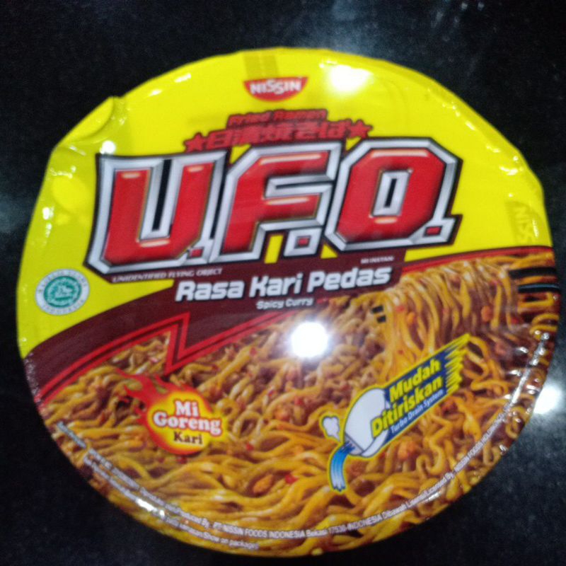 

Nissin Ufo Fried Ramen Kari pedas 88gr