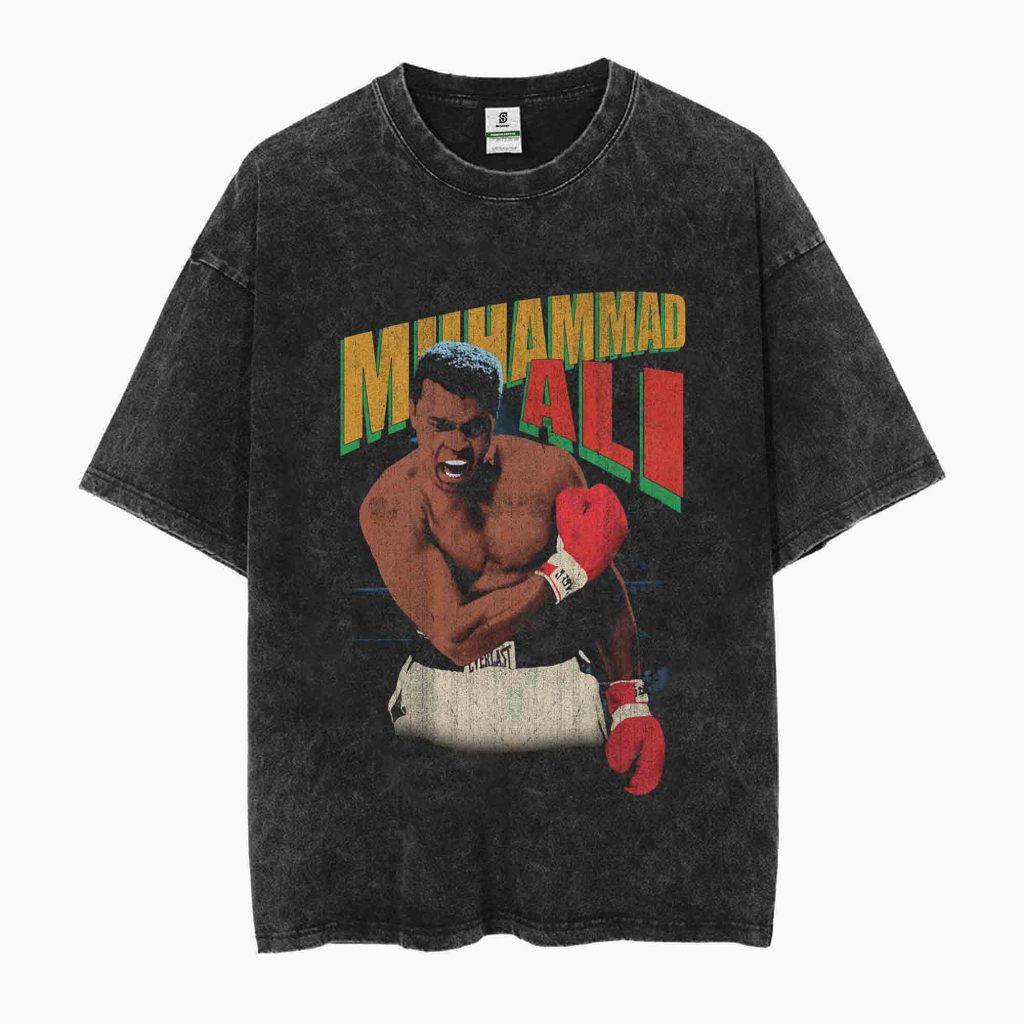 Kaos Muhammad Ali Style Vintage Oversized washed Tee