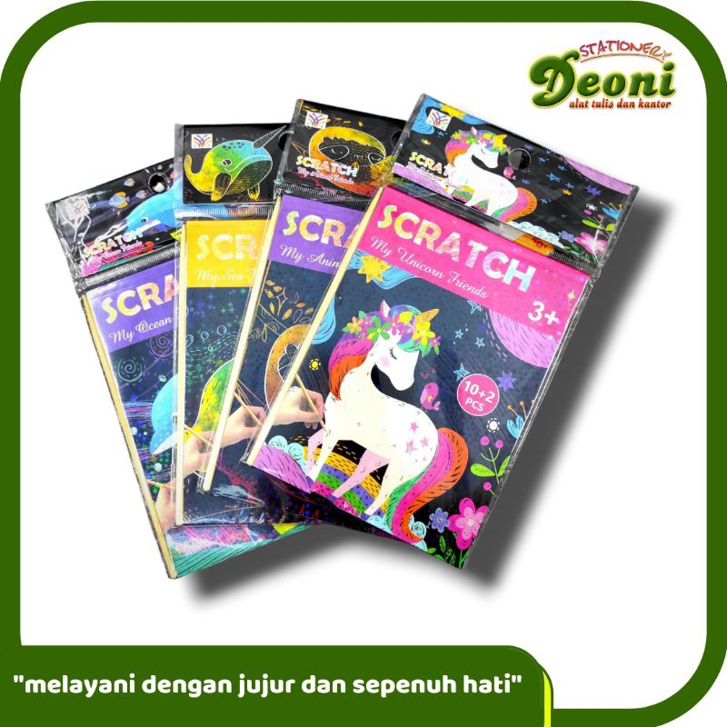 

Scratch Book A6 Ocean Animal Space 3+ N2121T