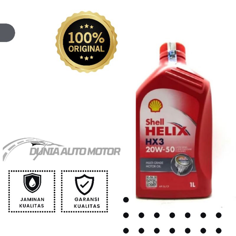 Oli Shell Helix Red HX3 20w-50 1 Liter