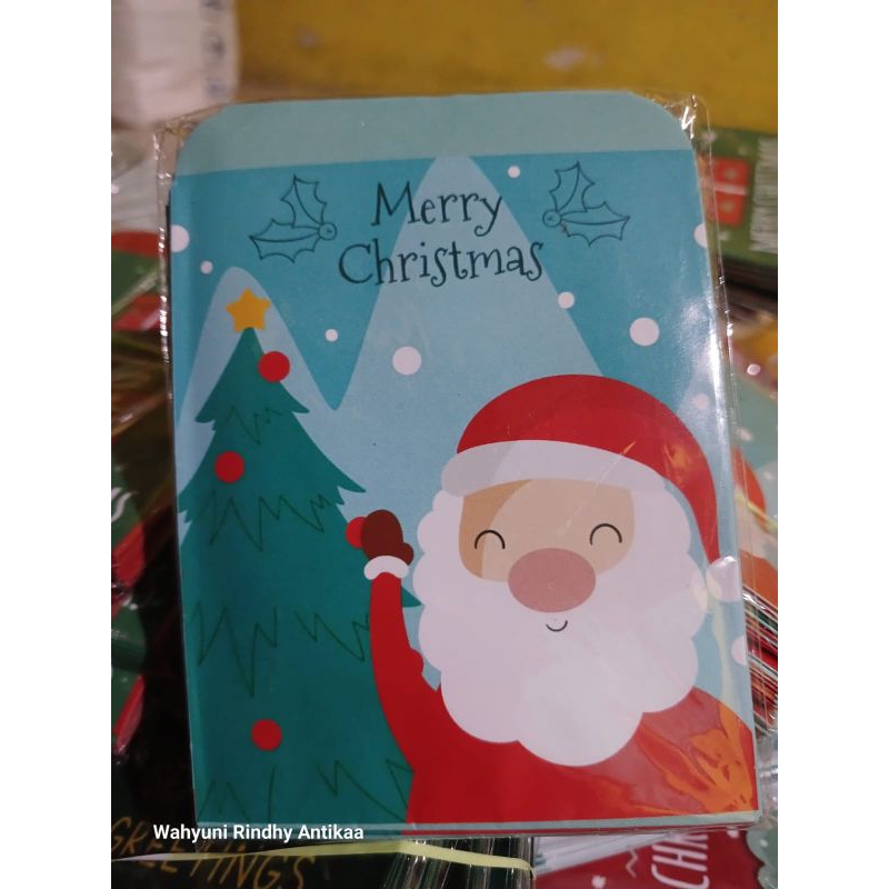 

[1Pak isi 10]Amplop Natal Merry Cristmash