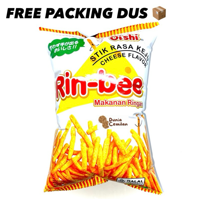 

[TERMURAH!!] Oishi Rin-Bee Stick 60gr- Makanan Ringan Stik Rasa Keju Enak