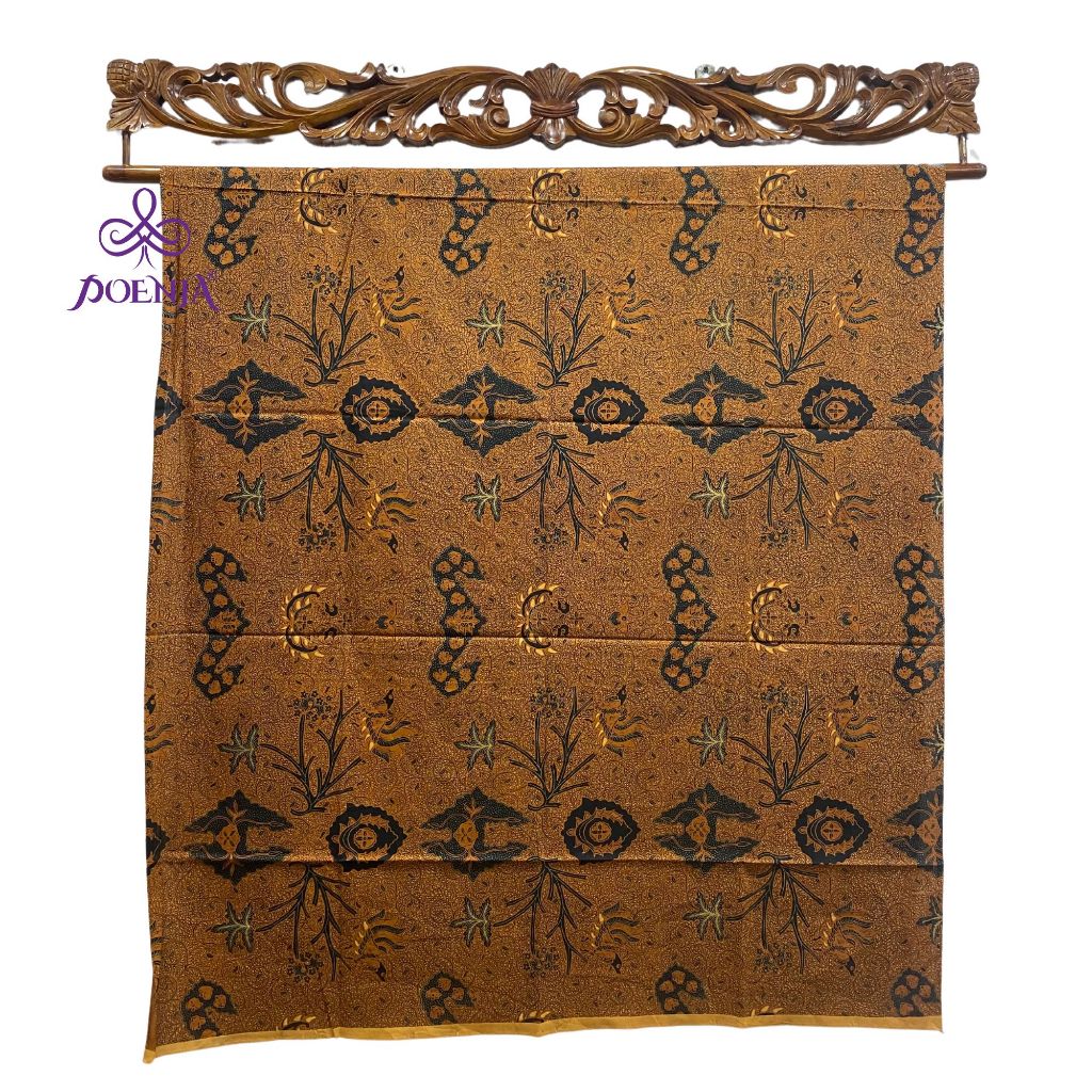 

Poenja Kain Batik Solo Sogan Premium / Kain Batik Bahan Sogan / BJ01 / Lebar 2,4m x 1,1m