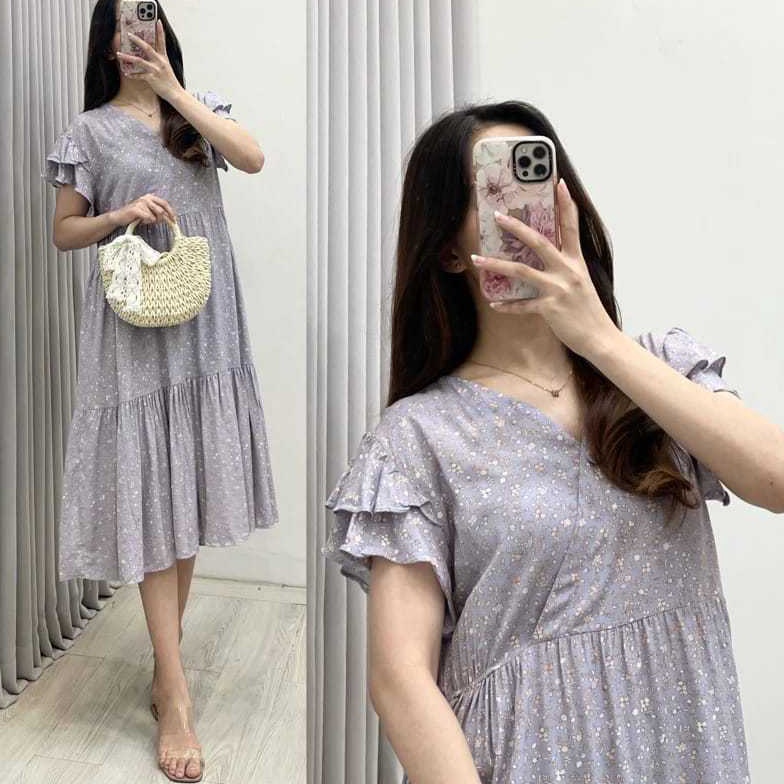 KODE W2Q Daster Kimono Termurah  Daster Kimono Motif Bunga2  Daster Kimono Busui  Daster Kimono Ukur