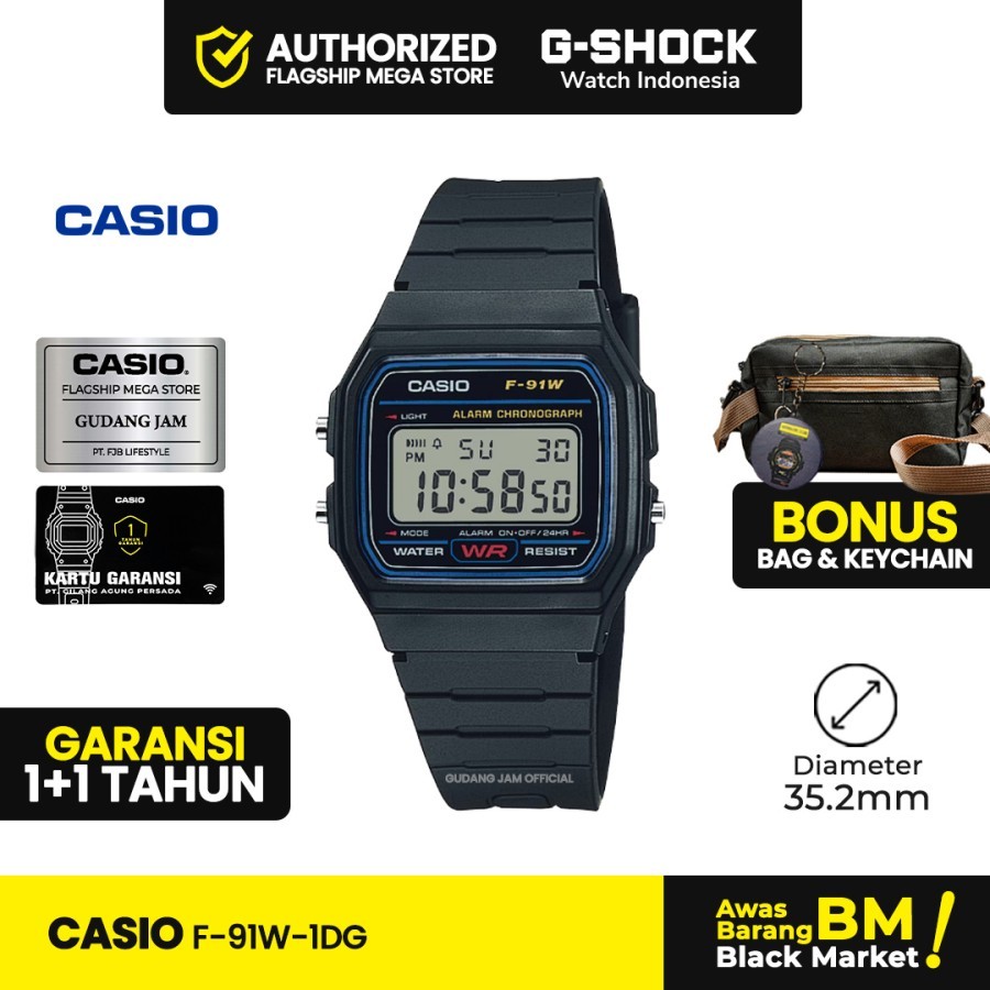 Casio General F-91W-1DG F-91W F-91 F91W F 91W