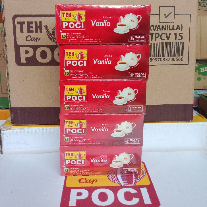 

TEH POCI CELUP ISI 15 KANTONG 1 PACK ISI 5 BOX