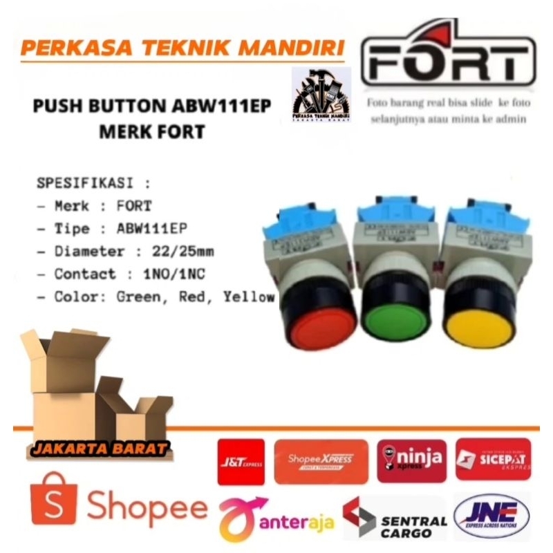 PUSH BUTTON FORT ABW111EP FORT