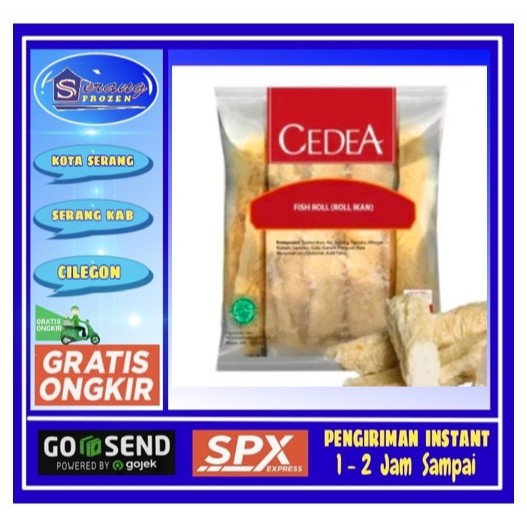 

Fish Roll Cedea 250g, olahan Ikan,otak otak, Serang Frozen