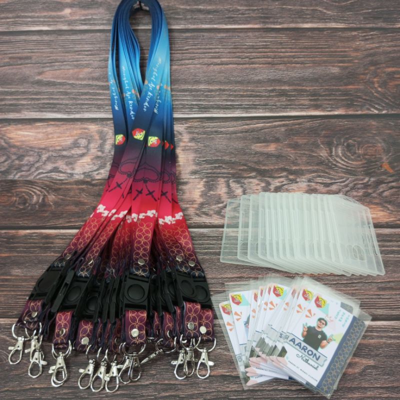 

Tali Lanyard Custom SatuSet Lengkap Id Card + Holder | Proses Cepat