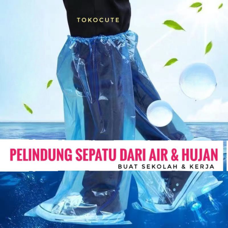 Jas Hujan Sepatu Waterproof, Cover Shoes, Jas Hujan Plastik Sepatu Anti Air, Cover Hujan Sepatu
