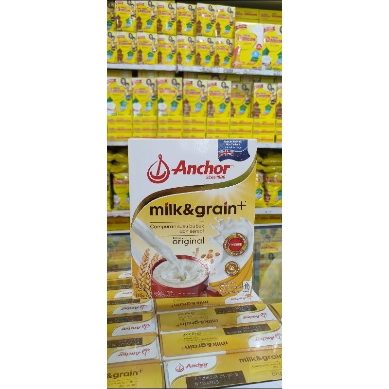 

Anchor milk & Grain + rasa original ukuran 350gr ( beli 1 gratis 1 )