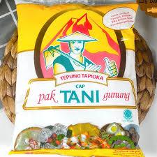

TEPUNG TAPIOKA CAP TANI 500 GRAM SAGU TANI