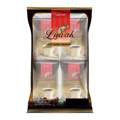 

Luwak Kopi Bubuk Murni Premium 10 + 5 x 6.5 g