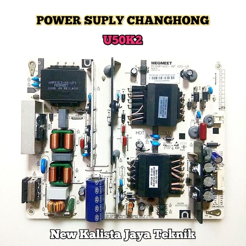 POWER SUPLY TV CHANGHONG U50K2 ORIGINAL PSU CHANGHONG 50K2 REGULATOR TV U50K2 PSU 50K2 MESIN TV U 50