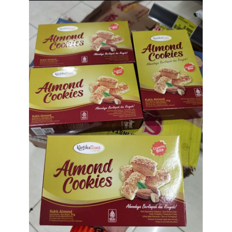 

KARTIKA TOAST ALMOND COOKIE 51G
