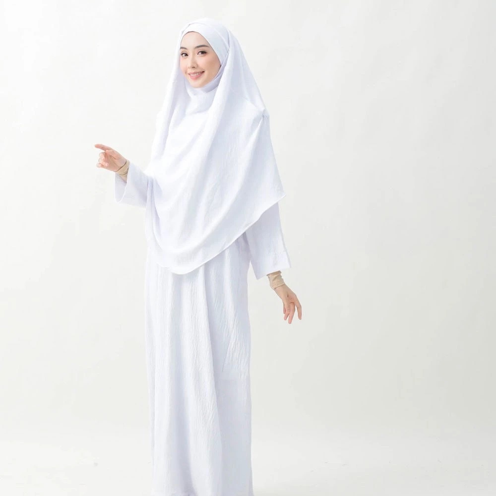 NEW  ABAYA FASHION MUSLIM YORAN TURKY SET KAFTAN KHIMAR ABAYA CADAR FRENCH NHM