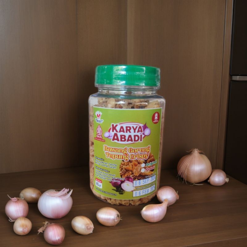 

Bawang Goreng Tepung Crispy 85 gr - Cocok Untuk Camilan