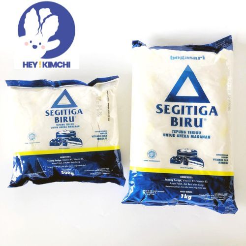 

Bogasari Tepung Terigu Segitiga Biru 1 kg All Purpose Flour Cake Flour Tepung Protein Sedang 500 g