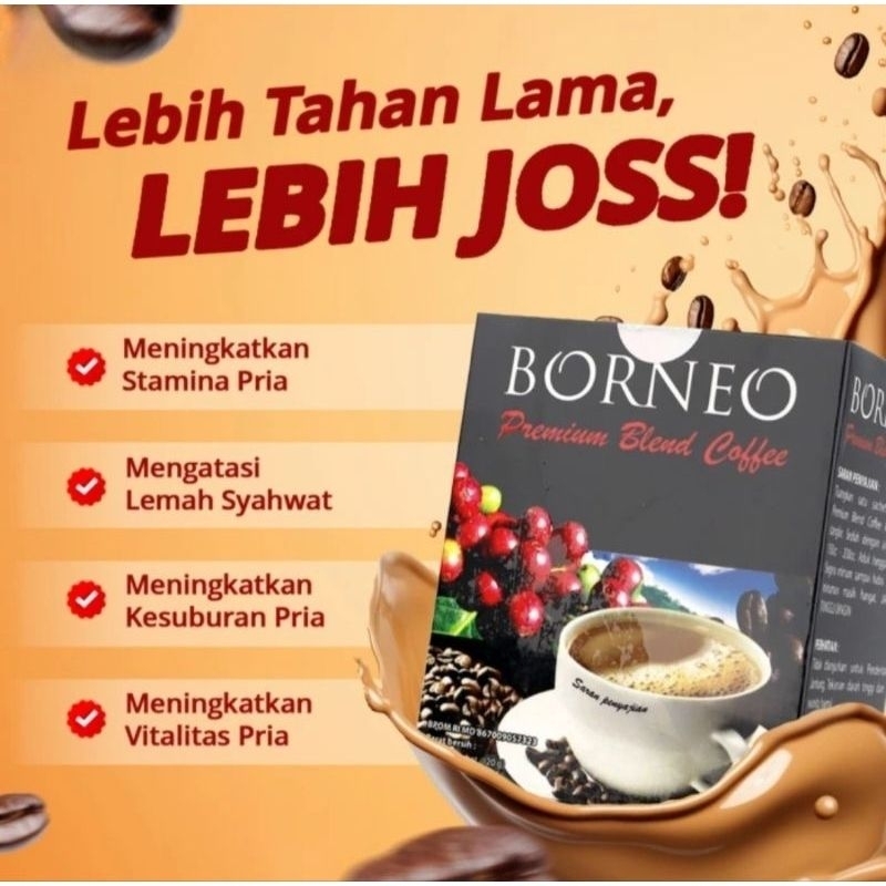 Kopi borneo original lebih tahan lama lebih joss istri kelimpungan