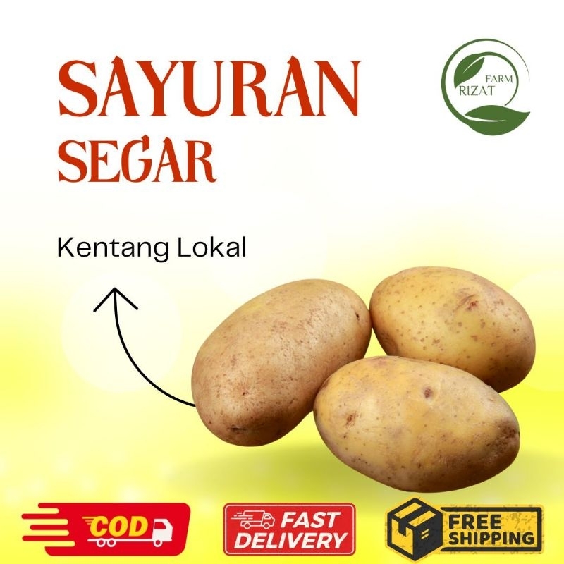 

[Dikirim Instant] Kentang Lokal Besar