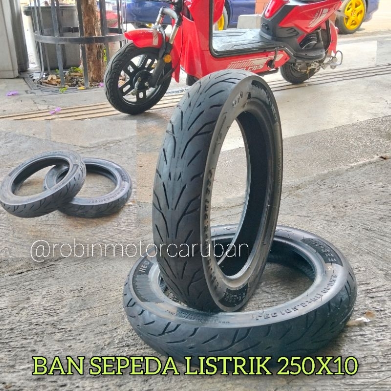 BAN LUAR SEPEDA LISTRIK 250 10 RING 10 PASIFIC