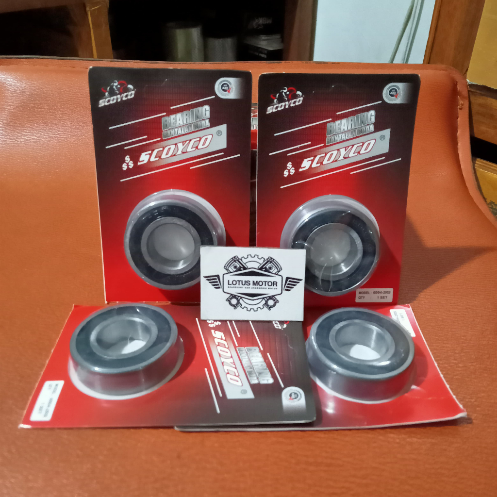 BEARING LAHER 6004 2RS SCOYCO BERKUALITAS