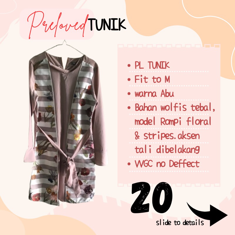 PRELOVED TUNIK JJ CASUAL