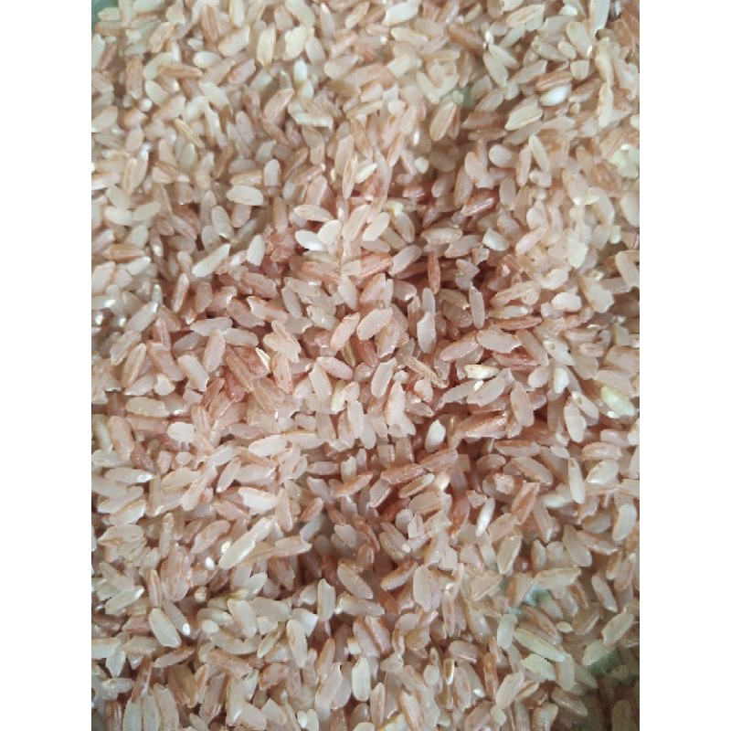 

Beras merah lembut dan pulen
