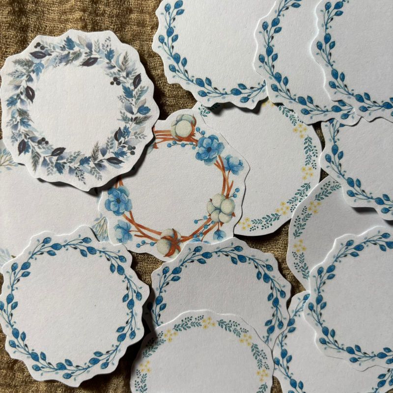 

khalishop - border sticker, sticker border, sticker bingkai bentuk bulat untuk diy, jurnal, jurnaling, scrapbook, journal, junk journal, sticker retro