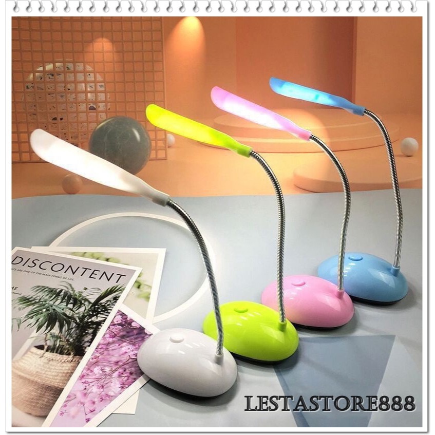 Lampu Belajar Mini Lampu Meja Belajar Lampu Baca Portable 7188