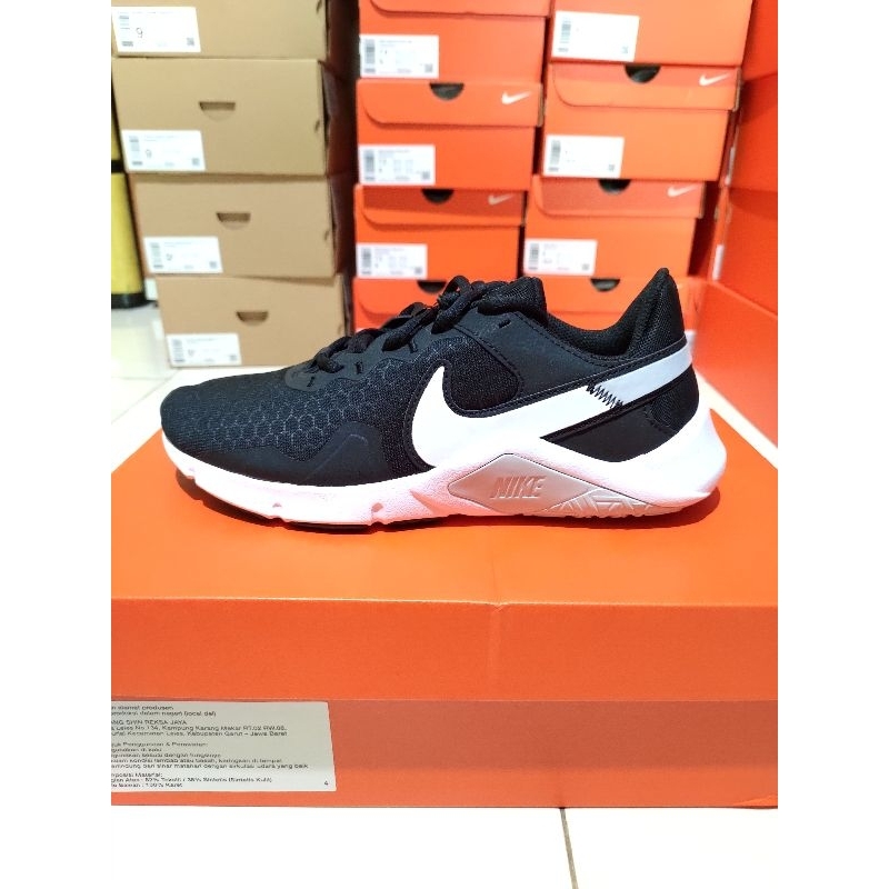 NIKE WMNS LEGEND ESSENTIAL 2 BLACK/WHITE ORIGINAL [CQ9545-001]